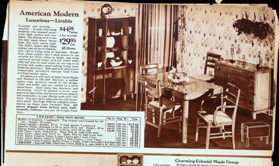 sears retro dining set