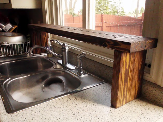 Autumn Leaves Over-the-Sink Shelf