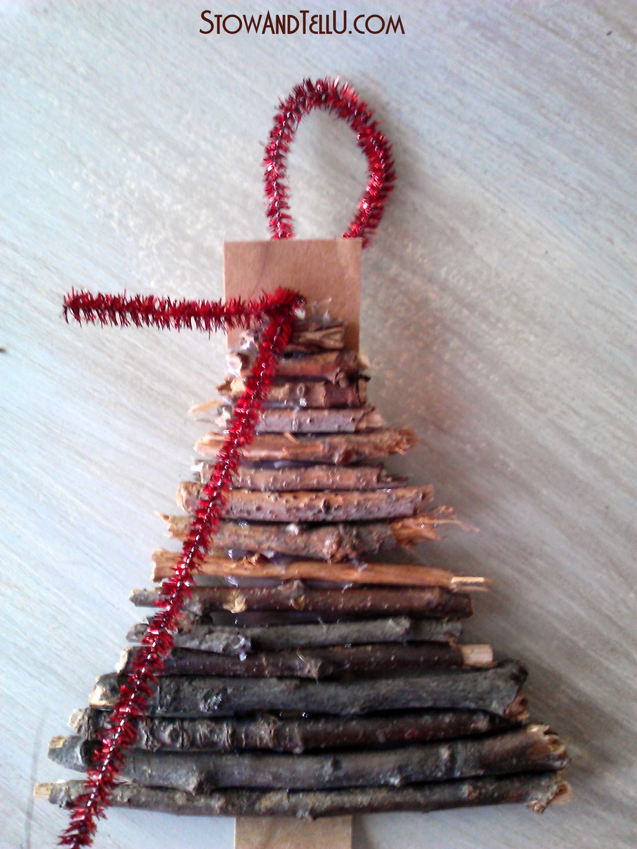 How to Make Rustic twig Christmas Ornaments