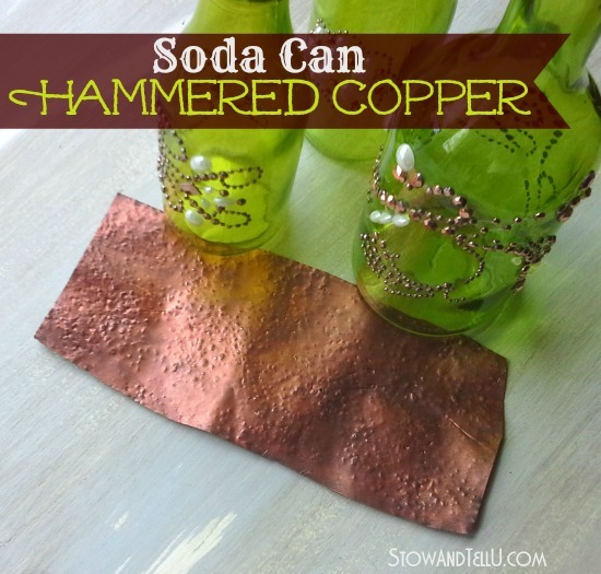 How to Use Aluminum Cans To Make Faux Copper Sheets 