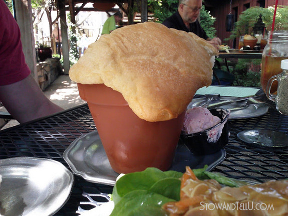 Flower pot bread from Patti's Settlement in western Kentucky