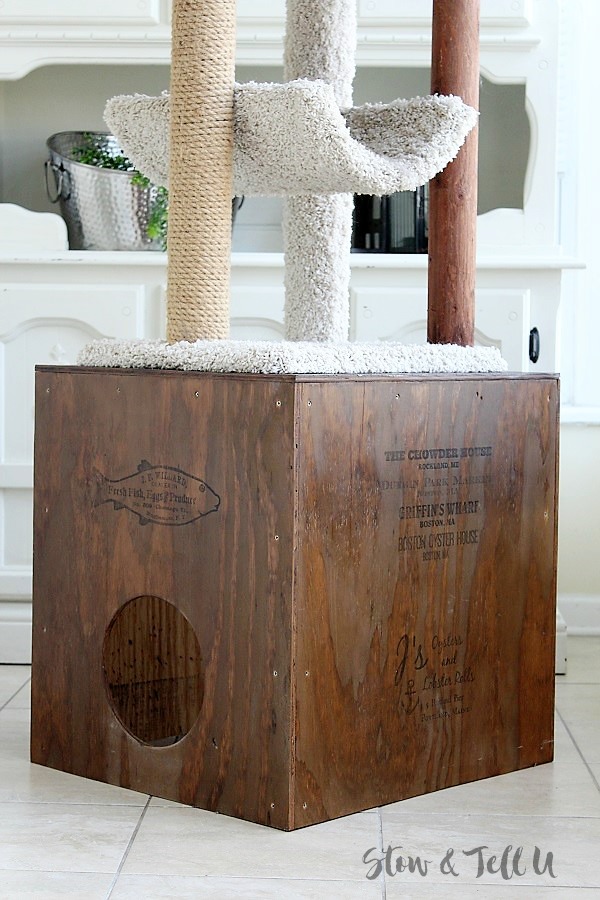 Crate style DIY Wood Ct Cubby House | stowandtellu