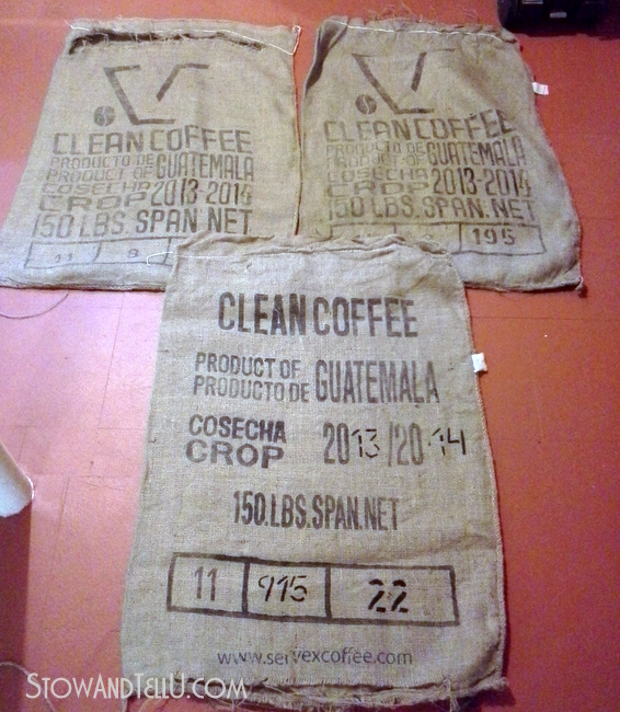 Vintage sales coffee sacks