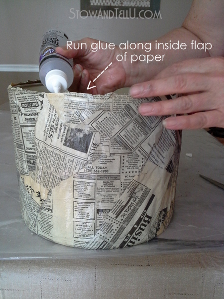 how-to-make-newspaper-lamp-shade-https://stowandtellu.com