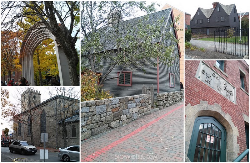 Gothic and Puritan architecture and a visit to Salem Massachusetts on Halloween of 2014