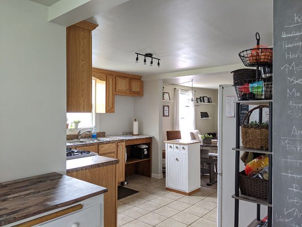 Finding kitchen counter space in small kitchen