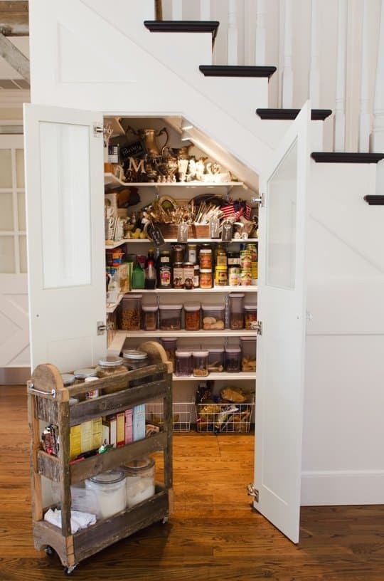 If you have no kitchen pantry in your home, any of these faux pantry ideas might work for you - StowandTellU.com