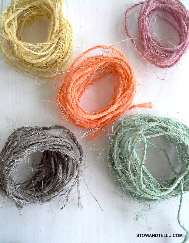 How to Dye Twine / Rope with Rit All Purpose Dye 