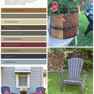 Yardworkation #2 – Accent Colors for a Blue House