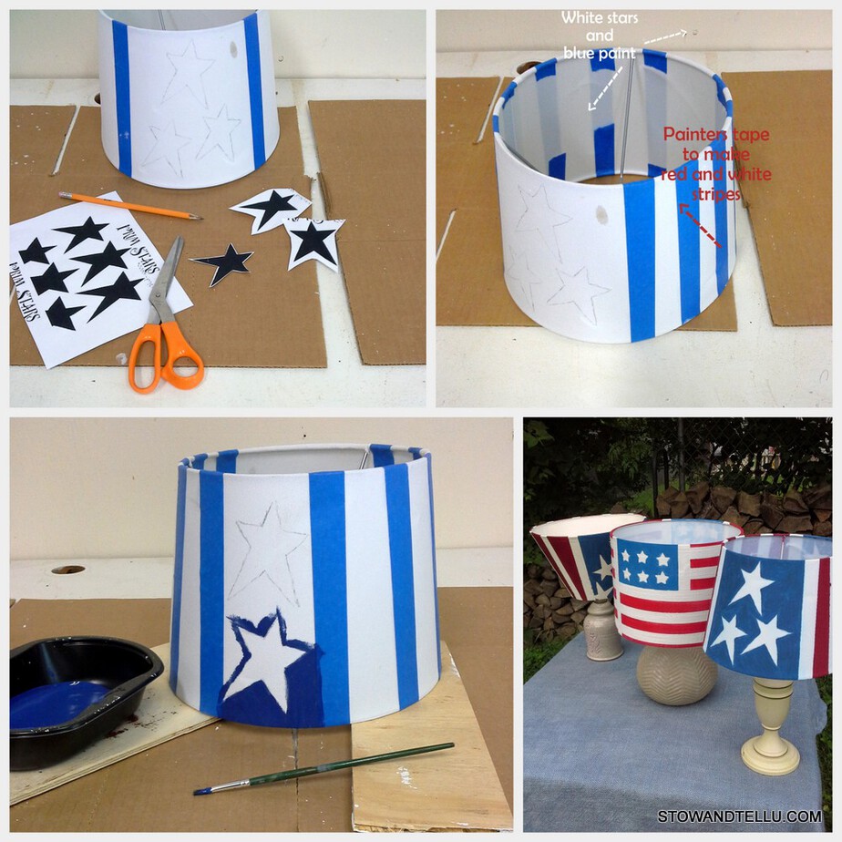 how-to-make-starr-stripes-lamp-shade