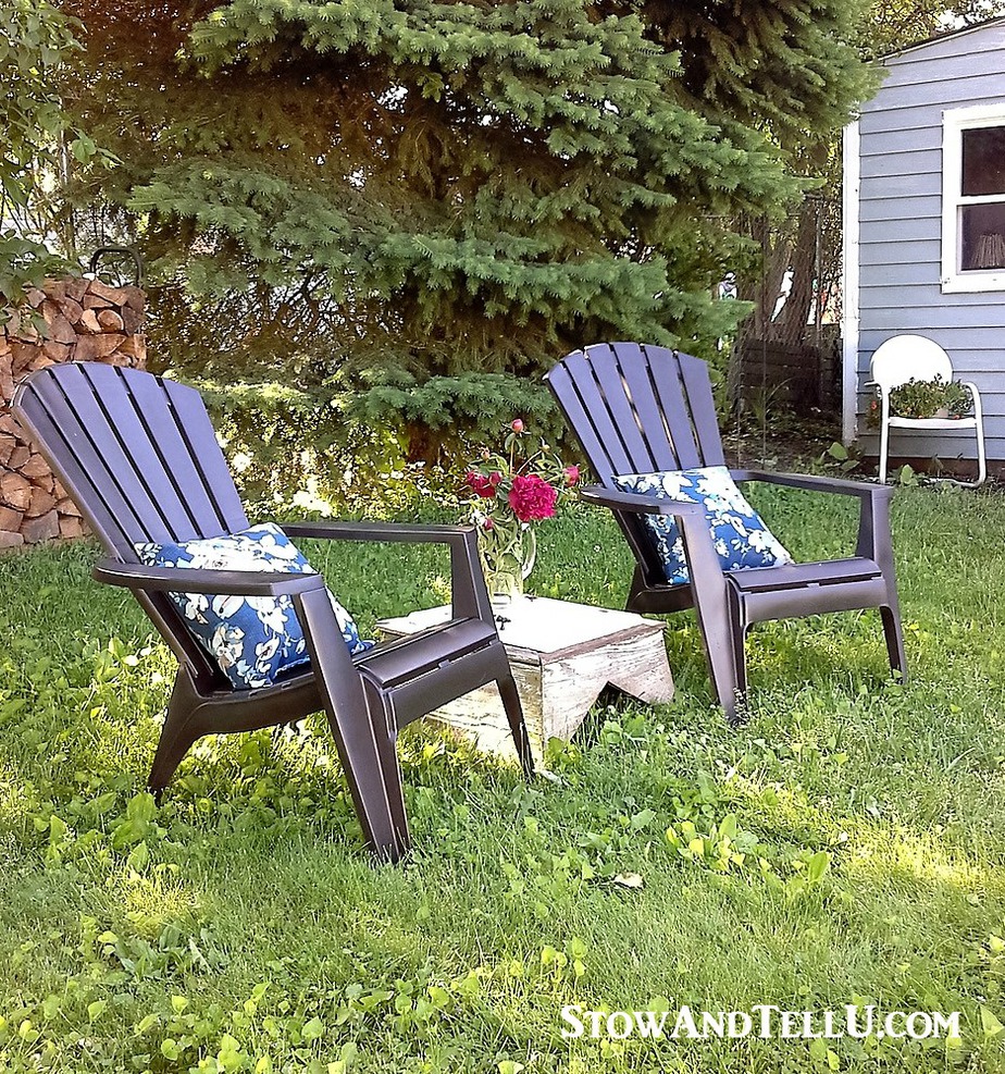 Yardworkation #1 - Spray Paint and Plastic Lawn Chairs