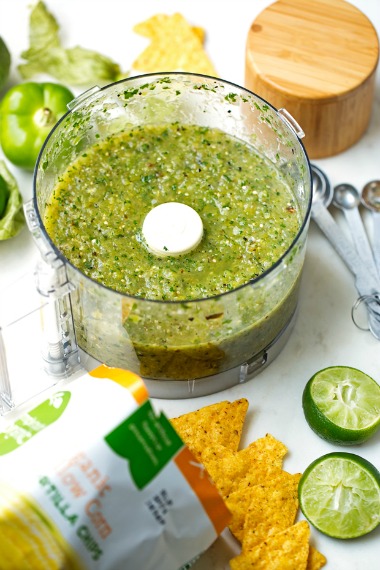 10-salsa-fiesta-recipes-Homemade-Salsa-Verde-Tomatillo-littlespicejar
