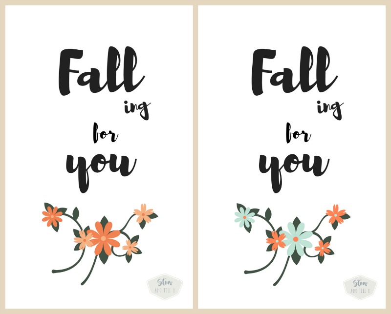 Free fall printable collection. Choose from flowers, pumpkins or leaves | Falling for You | Stowandtellu.com