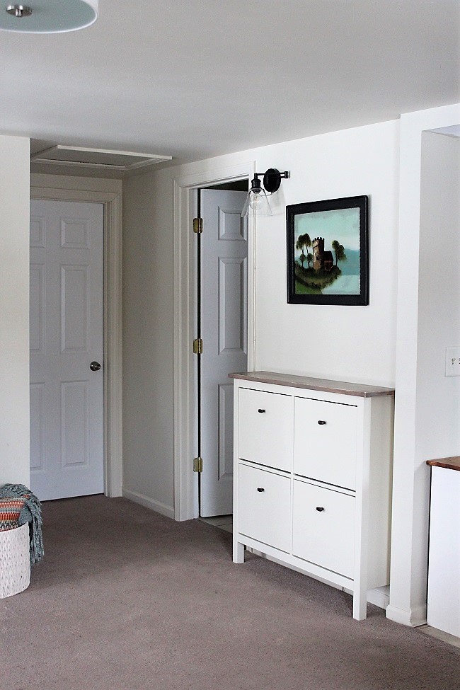 Do It Yourself : IKEA Shoe Cabinet Hack  Ikea shoe cabinet, Home entrance  decor, Ikea shoe