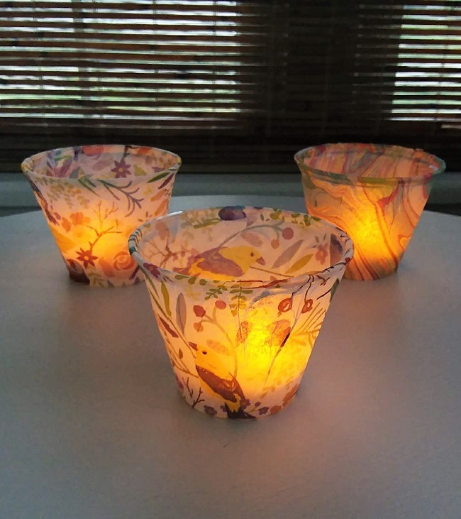 How to make tissue paper lights | Stowandtellu.com