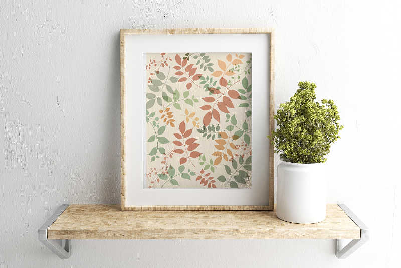 Free Botanical Leaves Printable Various Colors