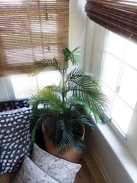 decorating with fake plants