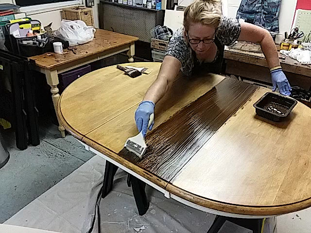 How To Refinish A Dining Table Without Stripping The Original Coat