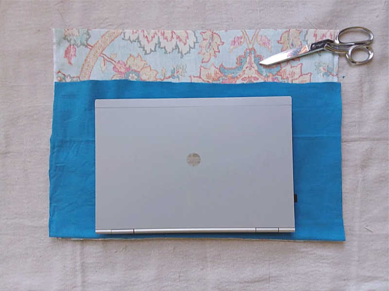 Measure and Cut Lining for DIY Laptop Cover
