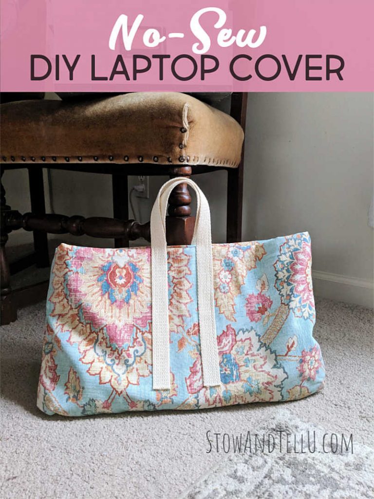 No-Sew DIY Laptop Cover