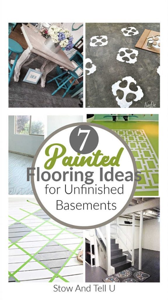 Creative painted flooring ideas for basement floors