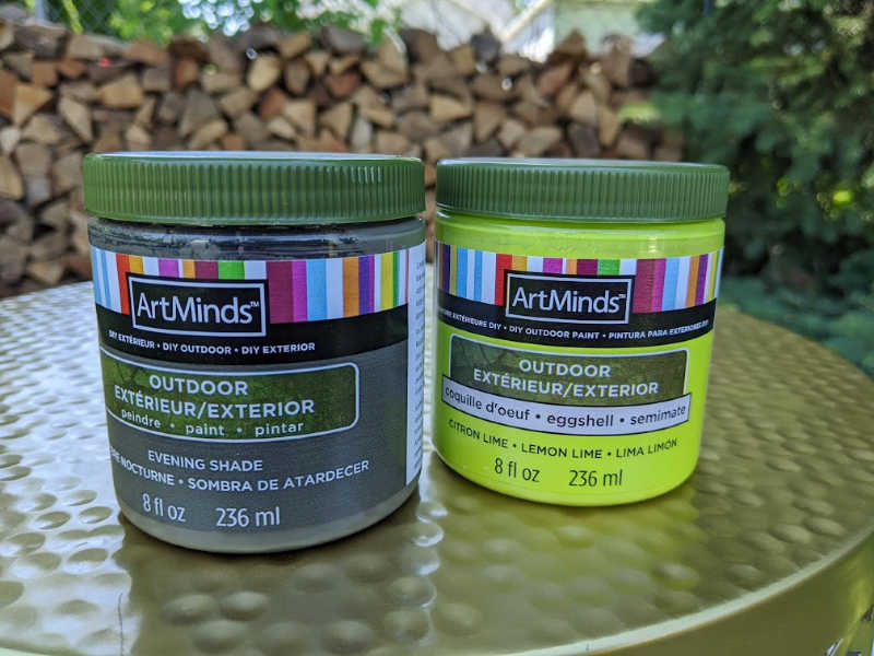 ArtMinds Outdoor Paint - no top coat needed