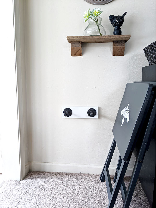 Industrial style Make Wall Mounted TV Tray Holder