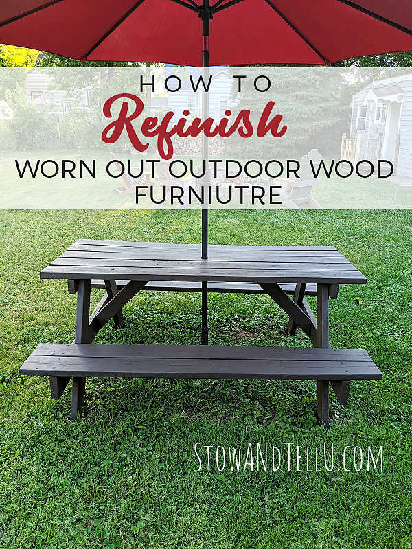 How to Restore Worn-Out Outdoor Wood Furniture